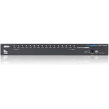 Aten - CS17916 - HDMI KVM-schakelaar - Zwart - 16-poorts USB-KVM-switch