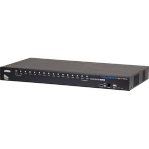 Aten - CS17916 - HDMI KVM-schakelaar - Zwart - 16-poorts USB-KVM-switch
