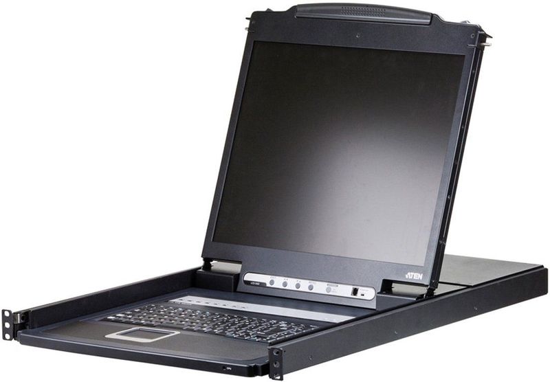 Aten - CL1308N-ATA-AG KVM-Switch - Zwart - Metaal/Kunststof - 8 Computers