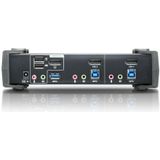 ATEN CS1922 KVM-switch Zwart