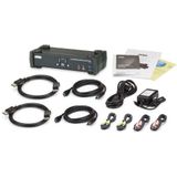 ATEN CS1922 KVM-switch Zwart