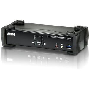 ATEN CS1922 KVM-switch Zwart