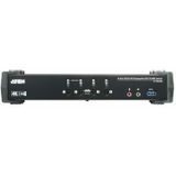 Aten - CS1924M - KVM Schakelaar - Zwart - USB 3.0 - 4K DisplayPort