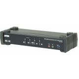 Aten - CS1924M - KVM Schakelaar - Zwart - USB 3.0 - 4K DisplayPort