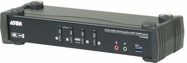 Aten - CS1924M - KVM Schakelaar - Zwart - USB 3.0 - 4K DisplayPort