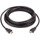 ATEN HDMI aansluitkabel HDMI-A stekker 0,60 m zwart 2L-7DA6H HDMI-kabel