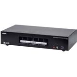 Aten - CS1964 - KVM Switch - Zwart - 4-voudig - DisplayPort - USB 3.0 - Audio