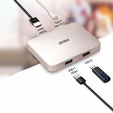 ATEN UH3235 USB-C 4K Mini Dock - Power Passthrough - HDMI - VGA