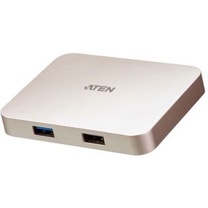 ATEN UH3235 USB-C 4K Mini Dock - Power Passthrough - HDMI - VGA
