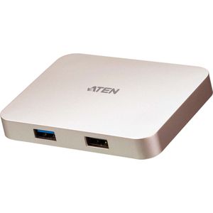 ATEN UH3235 USB-C 4K Ultra Mini Dock met Power Passthrough