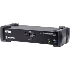 Aten - Cs1822-at-u Kvm-switch - Zwart - Metaal