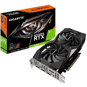 Gigabyte VGA 6GB RTX2060D6 6G 3xDP/ HDMI GeForce RTX 2060 OC 6G, GV-N2060D6-6GD V2