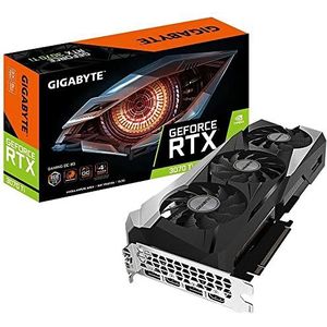 Gigabyte GeForce RTX 3070 Ti Gaming OC 8GB grafische kaart, GV-N307TGAMING OC-8GD, zwart