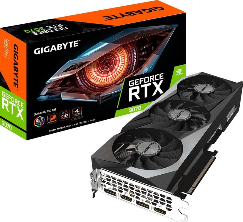 GIGABYTE RTX 3070 GAMING OC 8G LHR grafische kaart GV-N3070GAMING OC-8GD