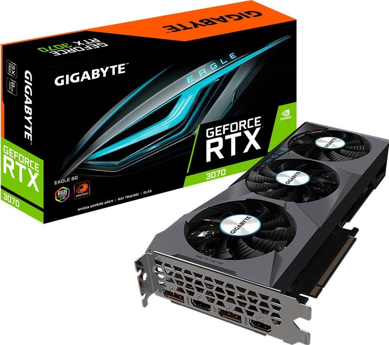 Graphics card Gigabyte GeForce RTX 3070 EAGLE 8G (rev. 2.0)