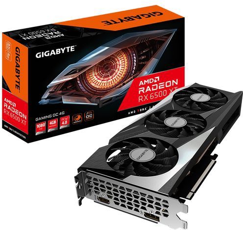 Gigabyte - Radeon RX 6500 XT Gaming OC - Grafische Kaart - 4 GB GDDR6
