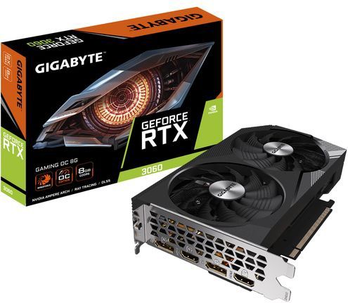 Gigabyte Gaming Geforce Rtx 3060 Oc 8g (Rev.) Nvidia 8 Gb Gddr6