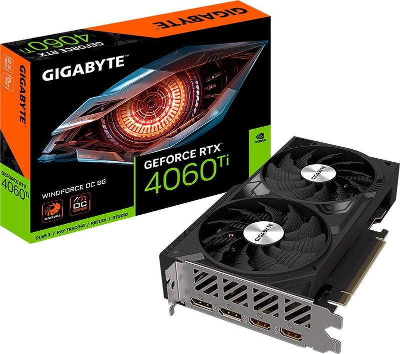 GIGABYTE GeForce RTX 4060 Ti WINDFORCE OC NVIDIA 8 GB GDDR6