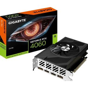 Gigabyte GeForce RTX 4060 D6 8G - Videokaart 8GB GDDR6 - PCIe 4.0 - 2x HDMI - 2x DisplayPort