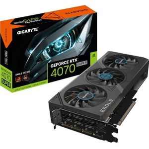 GIGABYTE GeForce RTX 4070 SUPER EAGLE OC 12G - Videokaart - 12GB GDDR6X - PCIe 4.0 - 1x HDMI - 3x DisplayPort