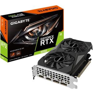 Gigabyte - RTX3050 Windforce OC - Videokaart - 6GB GDDR6 - 2xHDMI 2xDP