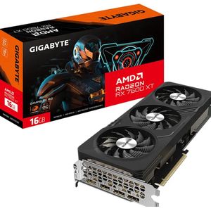 Gigabyte Radeon RX 7600 XT GAMING OC 16G - Videokaart - 16GB GDDR6 - PCIe 4.0 - 1x HDMI - 3x DisplayPort