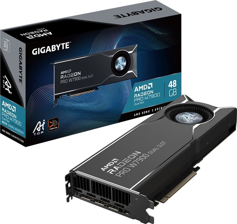 GIGABYTE - Radeon PRO W7900 AI TOP - Grafische Kaart - 48GB GDDR6 RAM - PCI-Express 4.0
