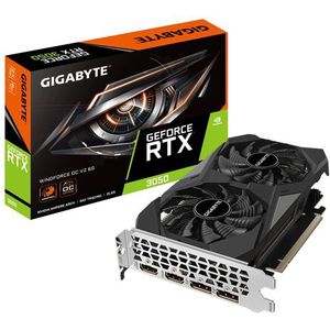 Gigabyte - RTX 3050 Windforce OC V2 - Grafische Kaart - Zwart/Zilver - 6GB GDDR6