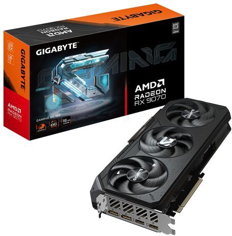 Gigabyte - Radeon RX 9070 Gaming OC - Grafische Kaart - 16GB GDDR6 - Zwart