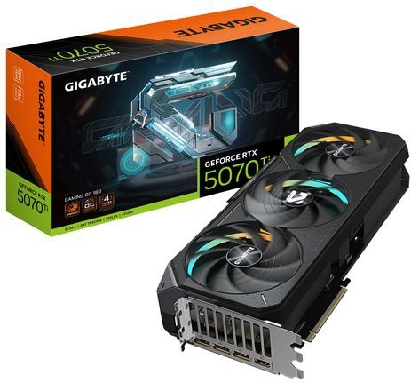 GIGABYTE - GeForce RTX 5070 Ti GAMING OC - Videokaart - 16GB - GDDR7 - PCIe 5.0