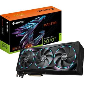 GIGABYTE - AORUS MASTER - Videokaart - 16GB - GDDR7 - PCIe 5.0 - 1x HDMI 2.1 - 3x DisplayPort 2.1