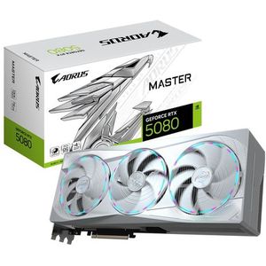 Gigabyte - Aorus Geforce RTX 5080 Master Ice - Grafische Kaart - 16GB GDDR7 - PCI-E 5.0