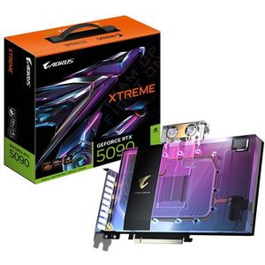 GIGABYTE - RTX 5090 AORUS XTREME WATERFORCE WB - Videokaart - 32GB - GDDR7 - PCIe 5.0