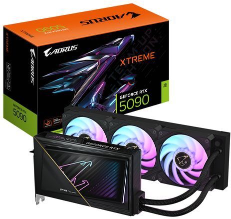 GIGABYTE AORUS GeForce RTX 5090 XTREME WATERFORCE - Grafische Kaart - 32GB GDDR7 - 512bit - PCI-E 5.0