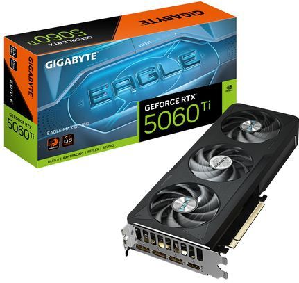 Gigabyte - GeForce RTX 5060 Ti Eagle MAX OC - Videokaart - 16 GB