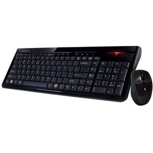 Gigabyte KM7580 toetsenbord Inclusief muis RF Draadloos QWERTY Engels Zwart