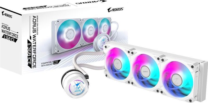 Gigabyte - Aorus Waterforce II 360 - Waterkoeler - Wit - Aluminium/Koper