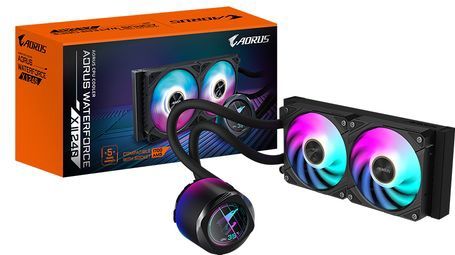 Gigabyte - Aorus Waterforce X Ii - Vloeistofkoeling - 240 Mm - Zwart