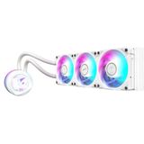 Gigabyte - Aorus Waterforce X II 360 - Vloeibare CPU Koeler - Wit - 3x120mm ARGB Ventilatoren