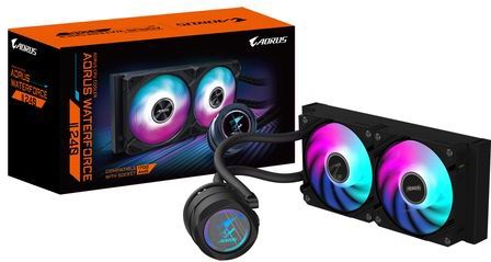 GIGABYTE AORUS WATERFORCE II 240 AIO CPU-koeler - Vloeibaar - 2 ARGB-ventilatoren