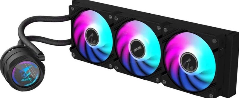 GIGABYTE AORUS WATERFORCE II 360 Processor Alles-in-één vloeistofkoeler 12 cm Zwart