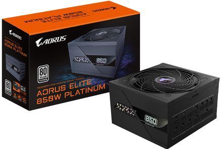 GIGABYTE - AORUS ELITE GP-AE850PM - Voeding - Zwart - ATX 3.0