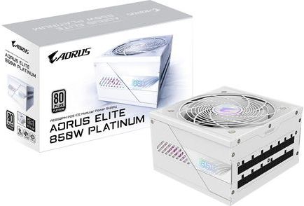 Gigabyte - AORUS ELITE P850W - PC-voedingseenheid - Wit - 850 W