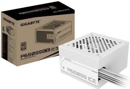 GIGABYTE P650SS ICE power supply unit 650 W 20+4 pin ATX ATX Wit