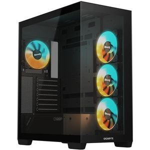 Gigabyte - C500P - Midi Tower Case - Zwart - Transparant Paneel