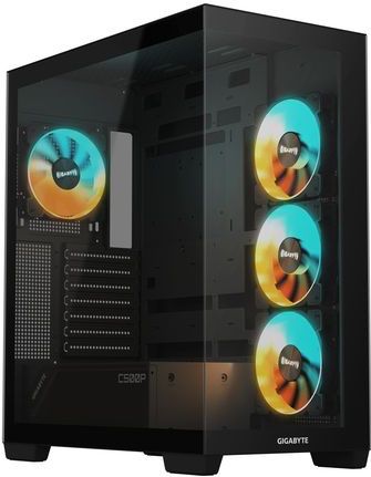 Gigabyte - C500P - Midi Tower Case - Zwart - Transparant Paneel