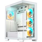 Gigabyte - C500 Panoramic Stealth - Pc-behuizing - Zwart - Gehard Glas