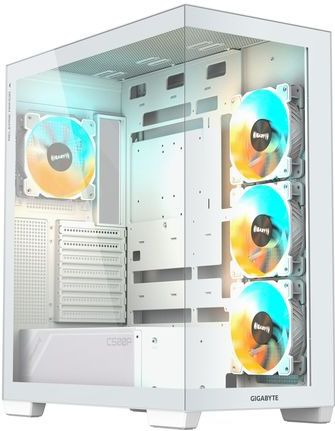 Gigabyte - C500 Panoramic Stealth - Pc-behuizing - Zwart - Gehard Glas