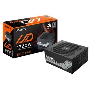Gigabyte UD1600PM PG5 - Voeding - Zwart - 1600 W - 20+4 pin ATX - 80 PLUS Platinum