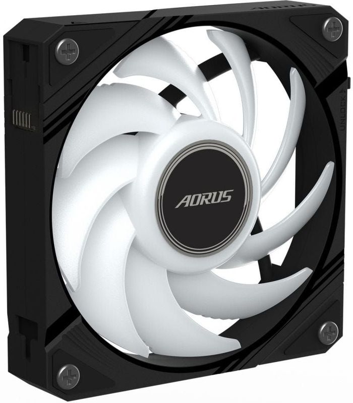 Case Acc GBT Fan AORUS EZ CHAIN FAN 120 120mm Daisy Chain Setup RGB Fan